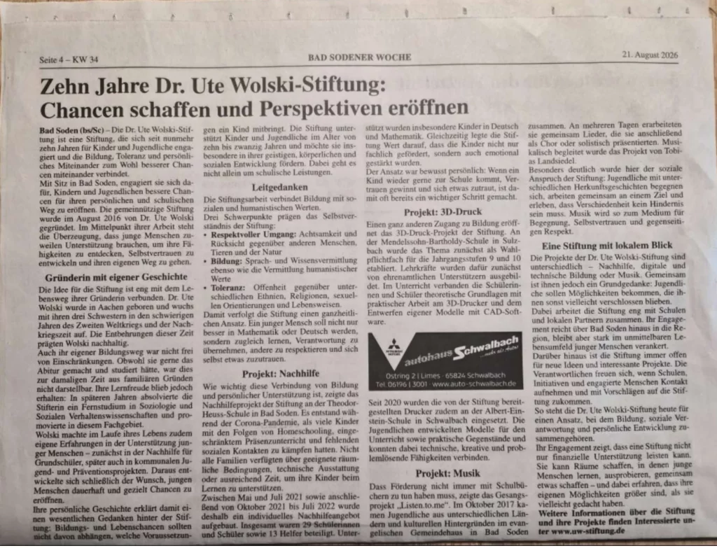 Bad Sodener Woche 21.08.2026